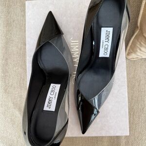 Jimmy Choo Glossy Black Heels